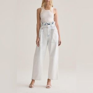 COPY - AGOLDE Aden Paperbag Utility Pant in Oceania